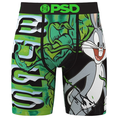 

PSD Mens PSD Looney Bugs Underwear - Mens Green/Grey/Black Size S