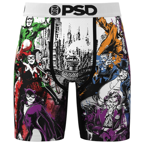 MENS - PSD Gotham Villians Underwear - White/Purple Multi