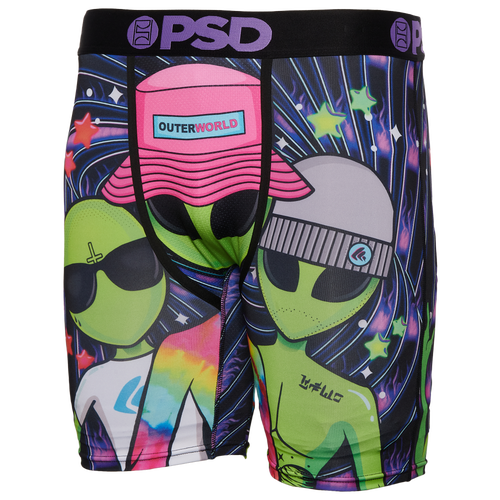 

PSD Mens PSD A Team Underwear - Mens Black/Pink/Volt Size L