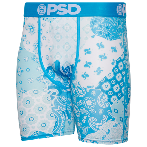 Shop Psd Mens  Bandana Cool Underwear In Blue/blue/white