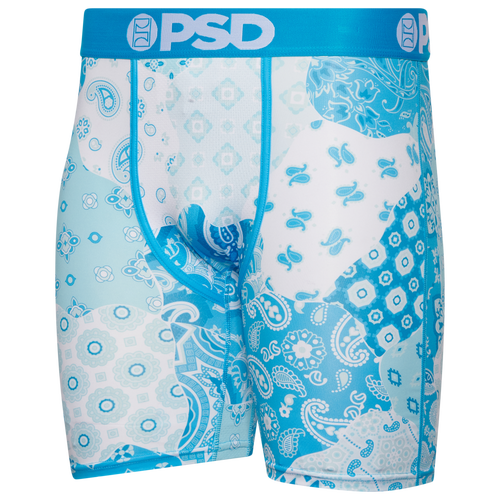 

PSD Mens PSD Bandana Cool Underwear - Mens Blue/Blue/White Size L