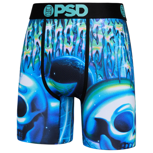 

PSD Mens PSD R&M Skulls Underwear - Mens Blue/Black/Green Size XXL