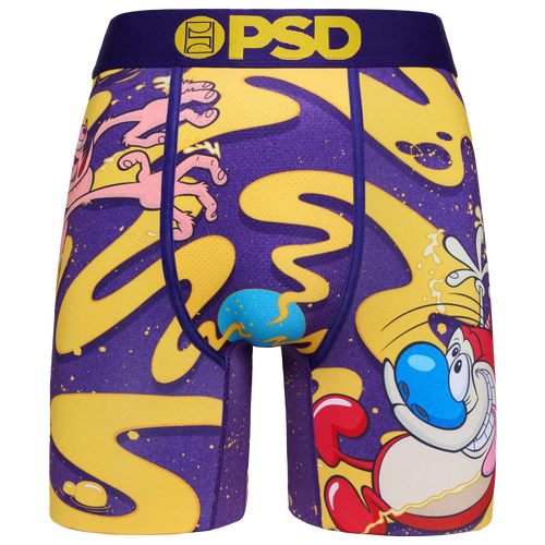 

PSD Mens PSD R&S Spiral Underwear - Mens Purple/Yellow Size XL