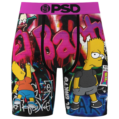 

PSD Mens PSD El Barto Underwear - Mens Purple/Pink/Yellow Size M