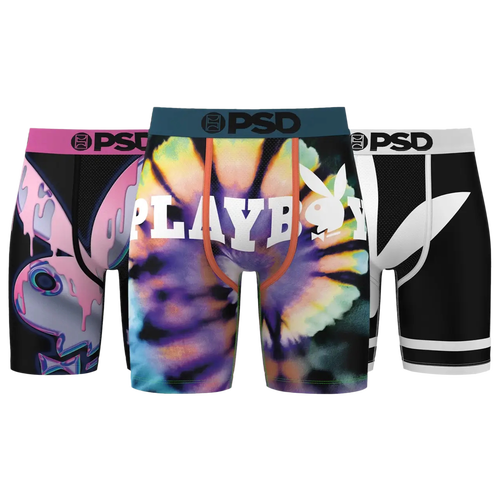 

PSD Mens PSD PB Kit Underwear 3 Pack - Mens Black/Pink/White Size M