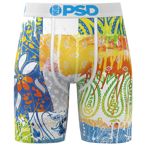 Psd Mens  Ja Burst Mm Underwear In White/blue/green