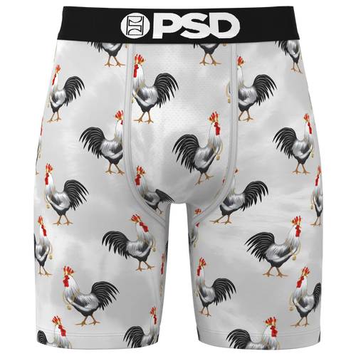 

PSD Mens PSD Cocky AF Underwear - Mens Black/White/Red Size S