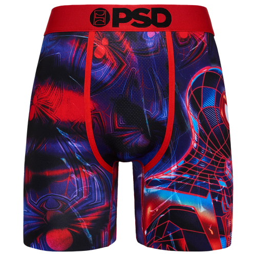 

PSD Mens PSD Miles Morales Underwear - Mens Red/Blue/Black Size XL