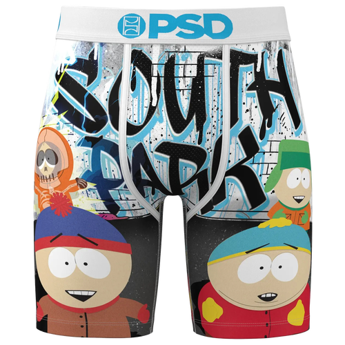 

PSD Mens PSD South Park Gang Underwear - Mens White/Multi Size L