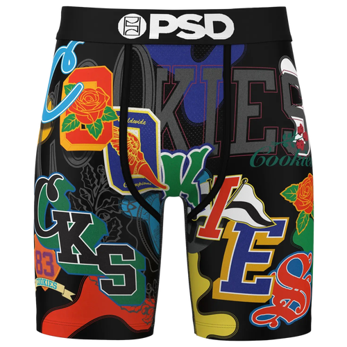 

PSD Mens PSD Cookies Pack 12 Underwear - Mens Black/Multi Size S