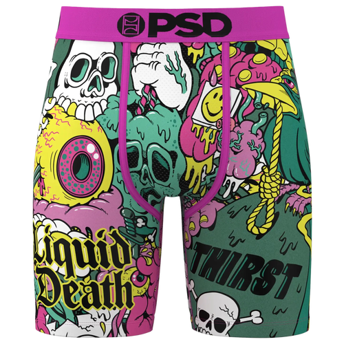 

PSD Mens PSD Death Drip Underwear - Mens Green/Multi Size XL