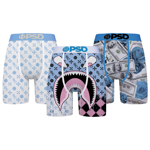  - PSD Luxury Sky Underwear 3-Pack - Carolina/White