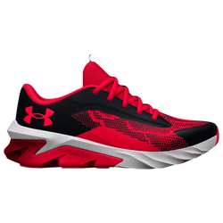 Boys' Grade School - Under Armour Charged Scramjet 4 - Black/Grey/Red