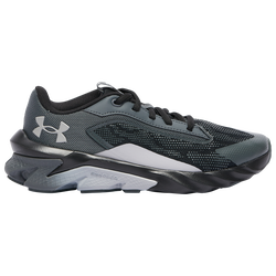 Girls' Grade School - Under Armour Charged Scramjet 4 - Pitch Grey/Black/Mod Grey