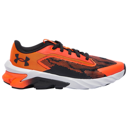 Girls' Grade School - Under Armour Charged Scramjet 4 - Phoenix Fire/Black/Halo Grey