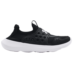 Boys' Grade School - Under Armour Runplay - Black/White/White