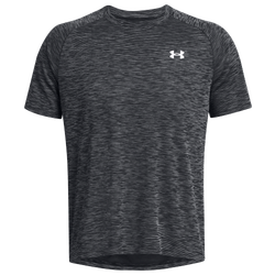 Men's - Under Armour Tech Textured T-Shirt  - Black/White