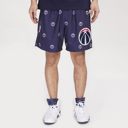 

Pro Standard Mens Pro Standard Wizards Mini Logo Woven Short - Mens Navy/Navy Size M