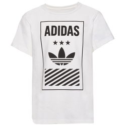 Boys' Grade School - adidas Originals Hazard Graphic T-Shirt - White/Black