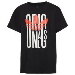 Boys' Grade School - adidas Originals Stacked Graphic T-Shirt - Black/White