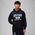 Jordan Dri-FIT Sport Crossover GFX Pullover Hoodie  - Men's Black/Legend Blue