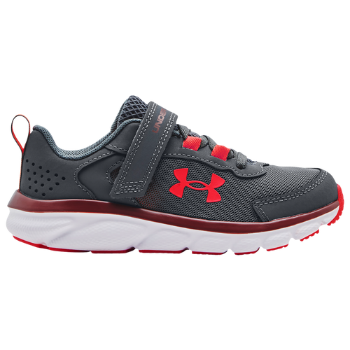 Under Armour Kids' Boys  Assert 9 Ac In Pitch Gray/chestnut Red/bolt Red