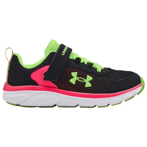 

Girls Preschool Under Armour Under Armour Assert 9 - Girls' Preschool Running Shoe Black/Pink/Volt Size 03.0