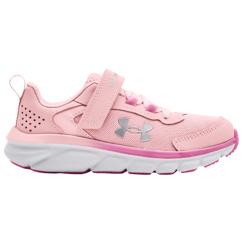

Under Armour Girls Under Armour Assert 9 - Girls' Preschool Running Shoes Pink/White/Silver Size 3.0