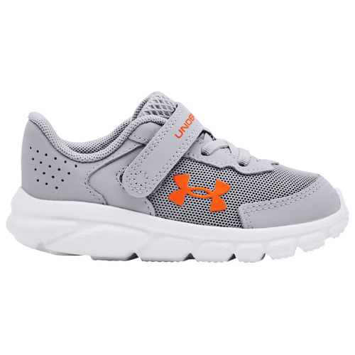 

Under Armour Boys Under Armour Assert 9 AC - Boys' Toddler Running Shoes Mod Gray/White/Blaze Orange Size 9.0