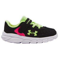 Girls' Toddler - Under Armour Assert 9 - Black/Pink/Volt