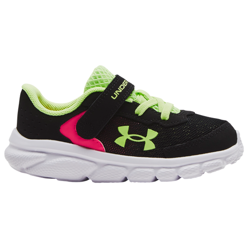 

Under Armour Girls Under Armour Assert 9 - Girls' Toddler Shoes Black/Pink/Volt Size 06.0