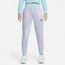 Nike NSW Club Fleece Aura Pants - Girls' Grade School Blue/Pink