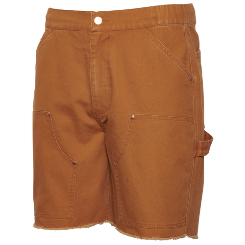 

LCKR Mens LCKR Painters Shorts - Mens Brown Size M