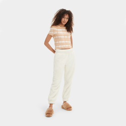 Women's - UGG Niko Sherpa Joggers - Tan/Tan