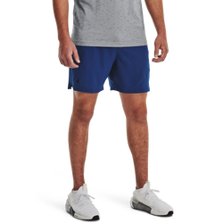 Men's - Under Armour Vanish Woven 6" Printed Shorts - Blue/Black