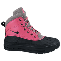 Girls' Grade School - Nike Woodside II High - Pink Foil/Black/Cool Grey