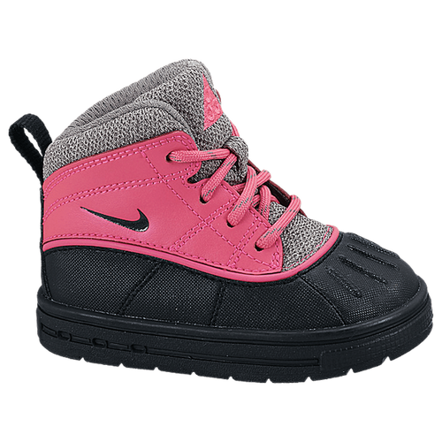 

Girls Nike Nike Woodside II High - Girls' Toddler Shoe Pink Foil/Black/Cool Gray Size 08.0
