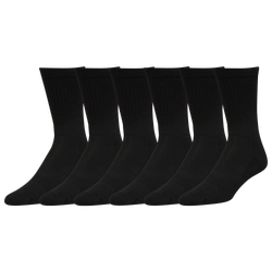 Men's - CSG 6 Pack Crew Socks  - Black/Black