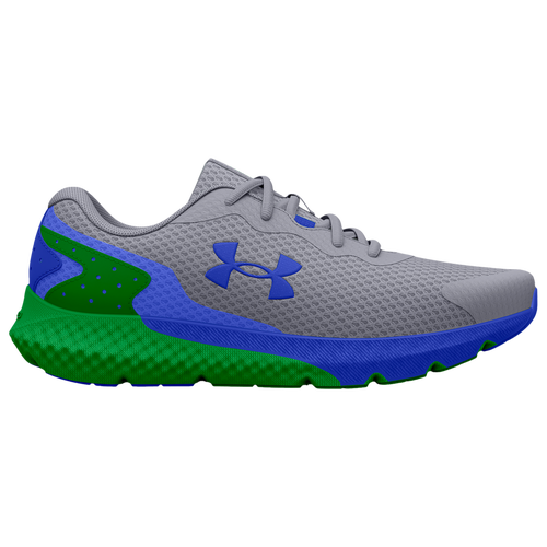 Under Armour Kids' Boys  Rogue 3 In Mod Gray/extreme Green/versa Blue