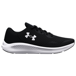 Boys' Grade School - Under Armour Charged Pursuit 3 - Black/Black/White