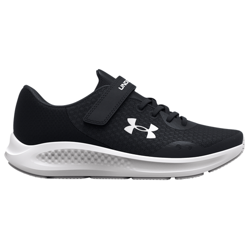 

Boys Preschool Under Armour Under Armour Pursuit 3 AC - Boys' Preschool Running Shoe Black/Black/White Size 12.5