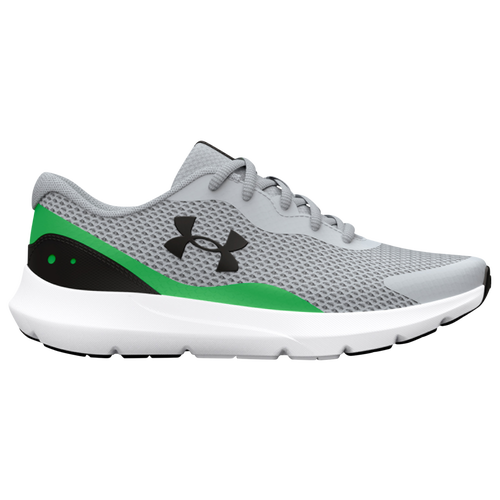 

Under Armour Boys Under Armour Surge 3 - Boys' Grade School Running Shoes Green Screen/Mod Gray/Black Size 7.0