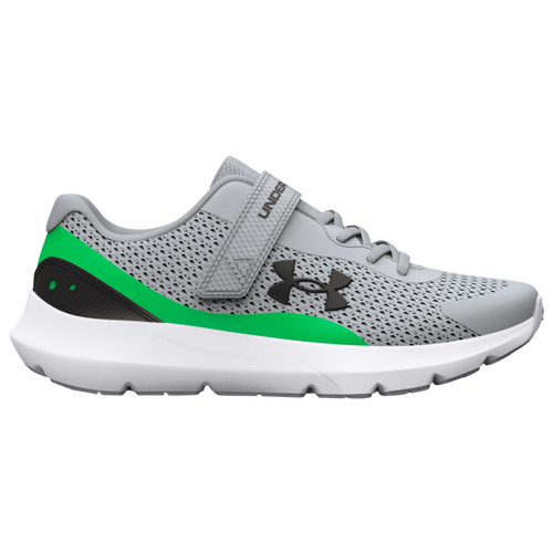 

Under Armour Boys Under Armour Surge 3 - Boys' Preschool Running Shoes Mod Gray/Green Screen/Black Size 1.0