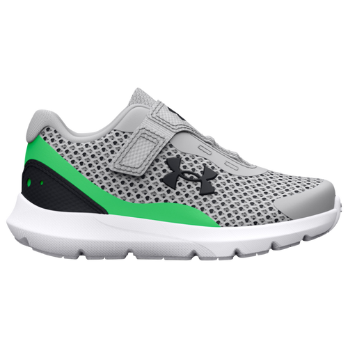 

Under Armour Boys Under Armour Surge 3 AC Slip - Boys' Toddler Running Shoes Green Screen/Mod Gray/Black Size 9.0