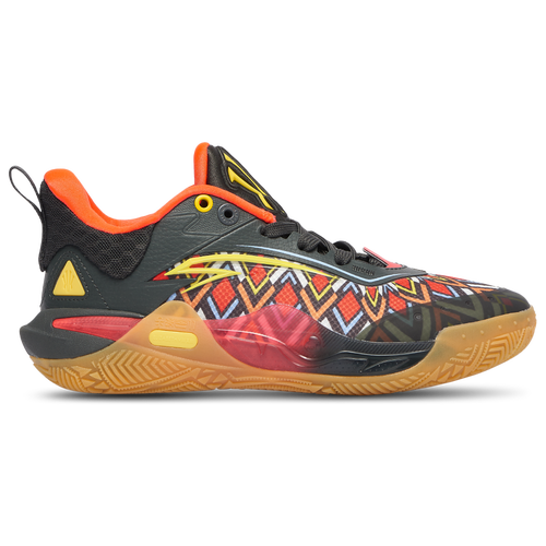 

Boys Anta Anta Kai 1 Speed - Boys' Grade School Basketball Shoe Yellow/Neon Red/Grey Size 04.0