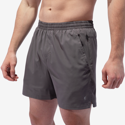 Men's - Eastbay Prize 5" Shorts with Boxer Brief Liner - Castle Rock Grey