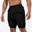 Eastbay Marathon 7" Shorts with 9" Extended Boxer Brief - Men's Black