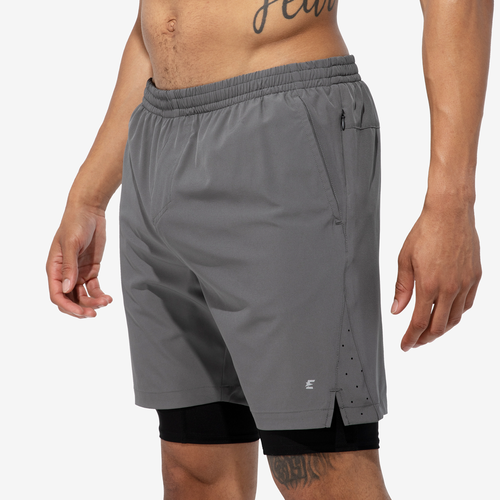 

Eastbay Mens Eastbay Marathon 7Shorts with 9Extended Boxer Brief - Mens Castle Rock Grey Size M