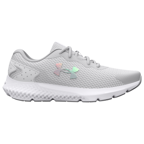 

Under Armour Girls Under Armour Rogue 3 - Girls' Grade School Running Shoes Halo Gray/White/Iridescent Size 5.0