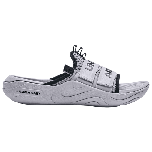 

Under Armour Mens Under Armour Alpha Slides - Mens Shoes Grey/Grey Size 13.0
